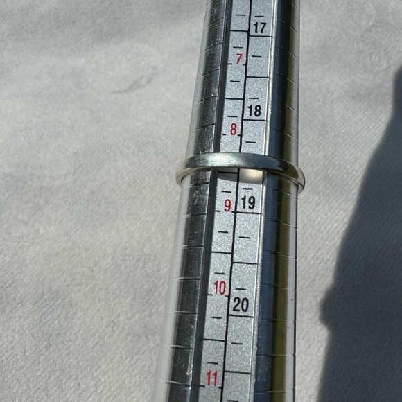 Black Agate Ring Size 8.5 - Picture 4 of 4